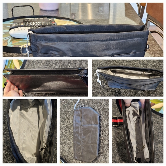 Fendi FF Zucca Canvas Baguette Clutch w Crossbody Chain, Insert, & Charms Added - Picture 13 of 14